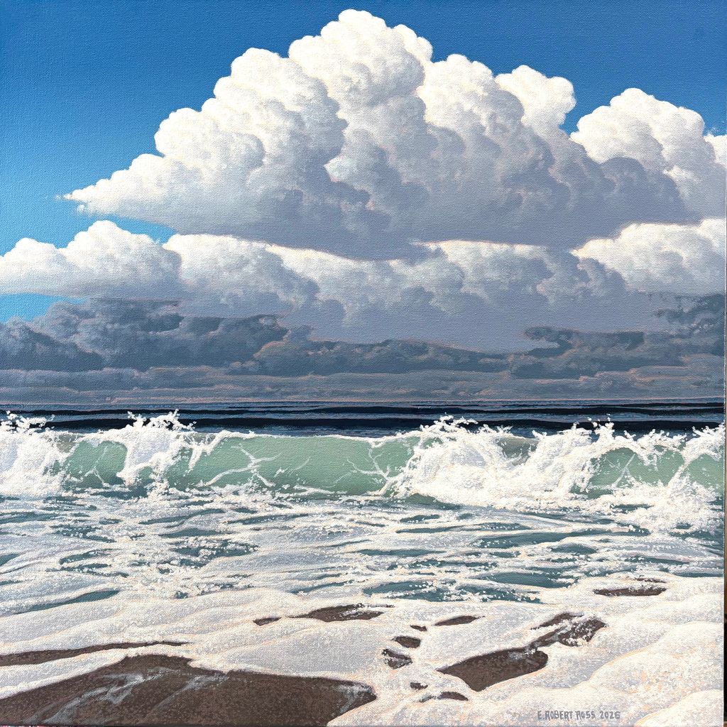 Waves & Clouds 24x24