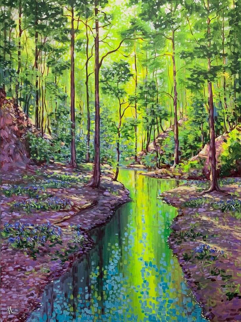 Bluebells 30x40