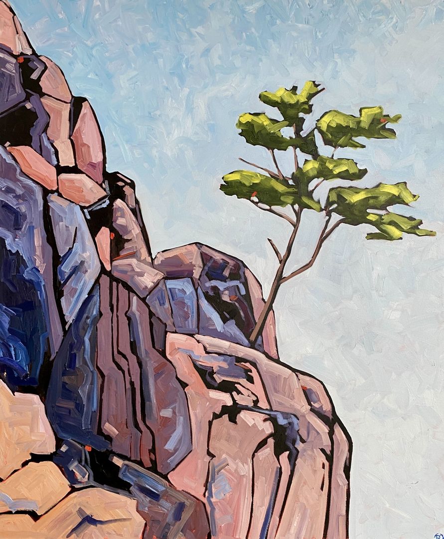 Living on the Edge 40x48