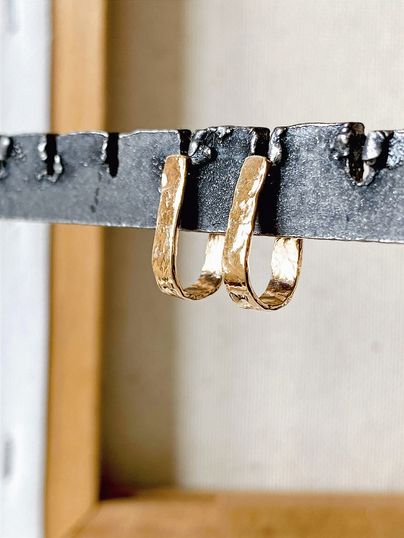 J Small Hoop Earrings