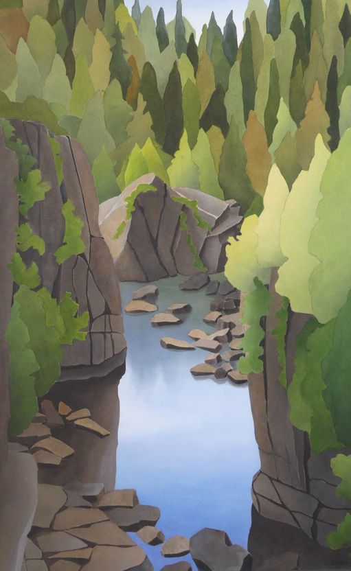 Aubrey Falls Gorge, Algoma