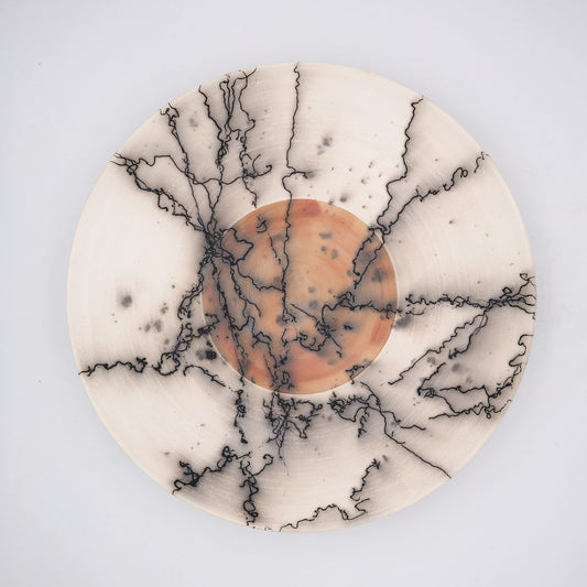 Large Horsehair Plate