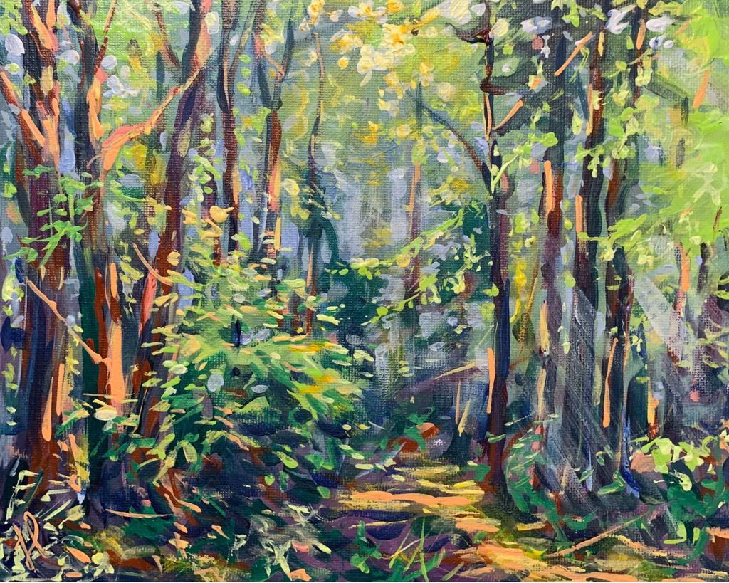 September Woods 2  8"x10"