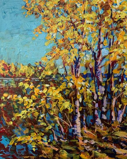 Bancroft Birches 8" x 10"
