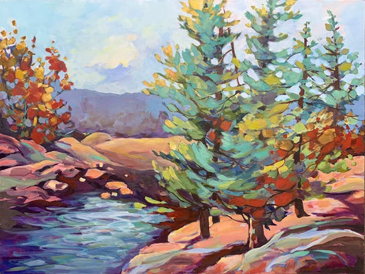 Georgian Bay Blues 36" x 48"