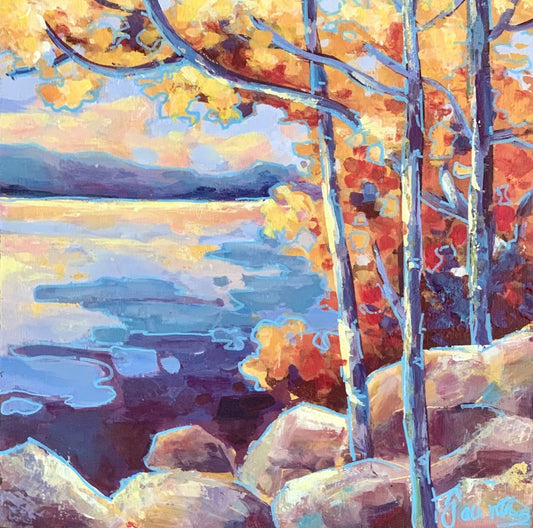 Up at the Lake 12" x 12"