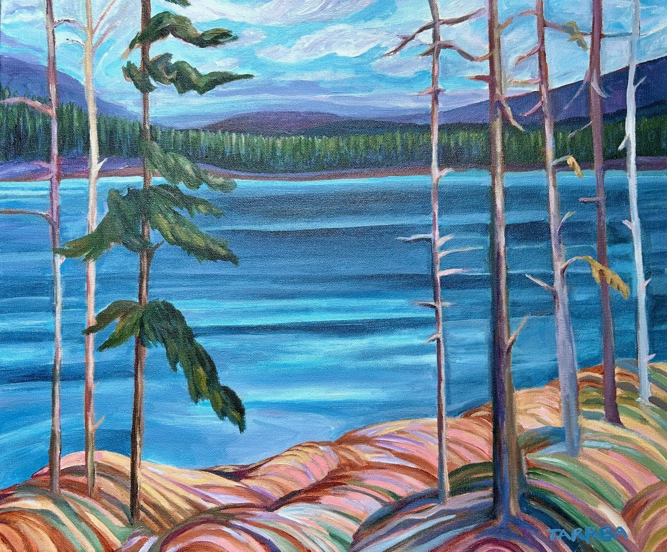 Rainbow Rocks 20x24