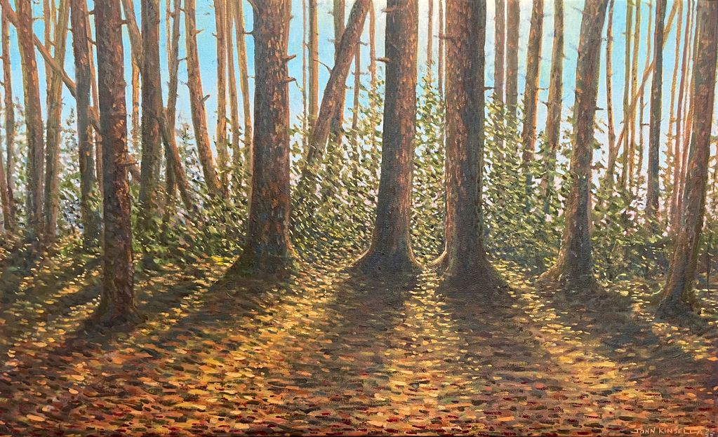 Dusk, Pog Lake 18 x 30