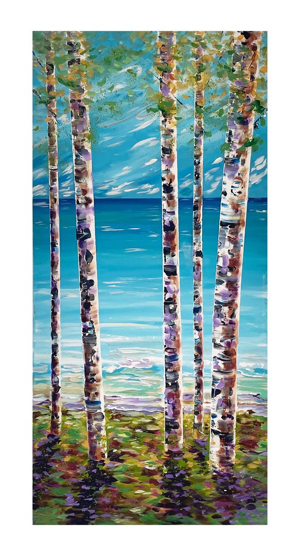 Wknd at the Cottage 24" x 48"