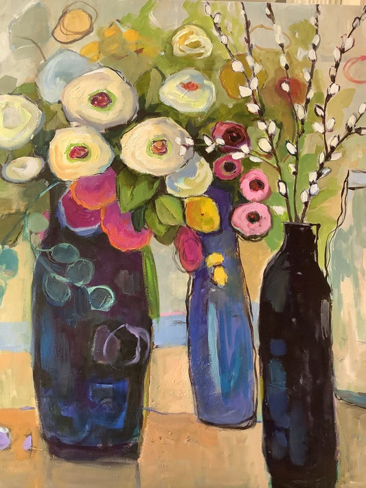 Vert Pussywillows 24x30