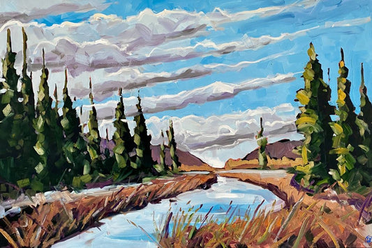 Round the Bend 24x36
