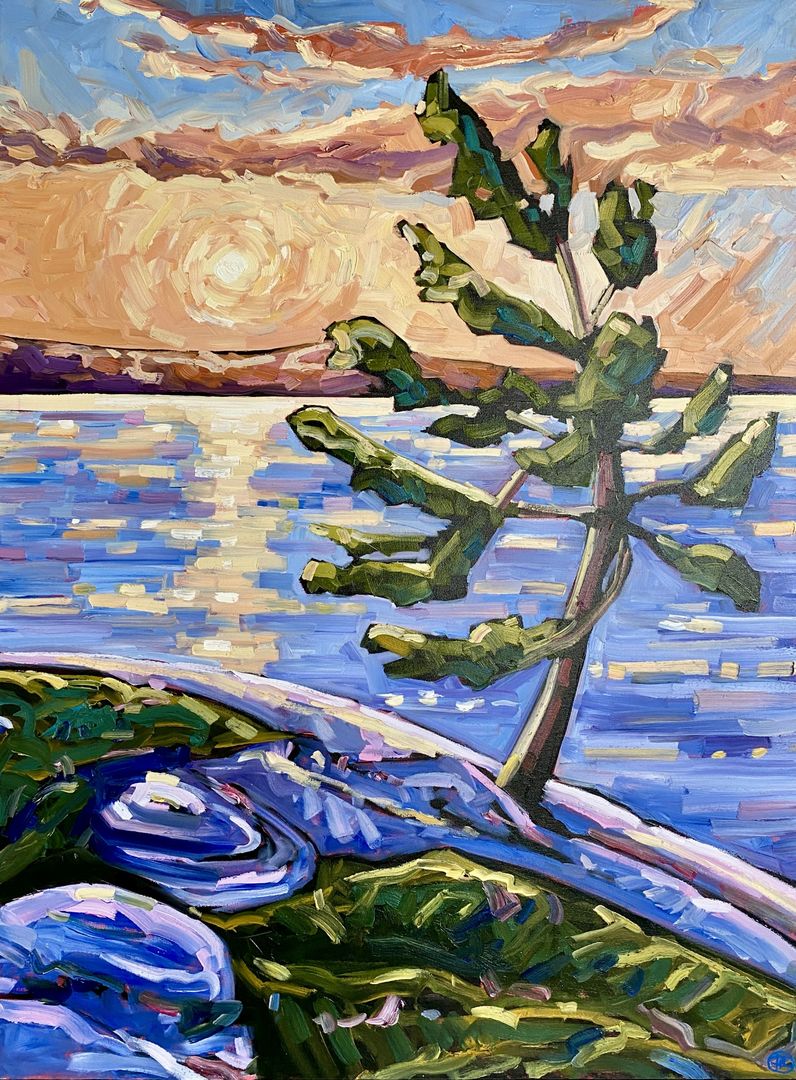 Waving Goodbye 30x40
