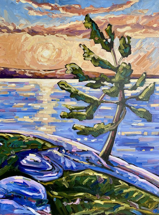 Waving Goodbye 30x40