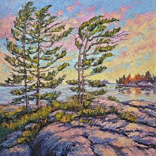 Evening Light on the Shield 24x24