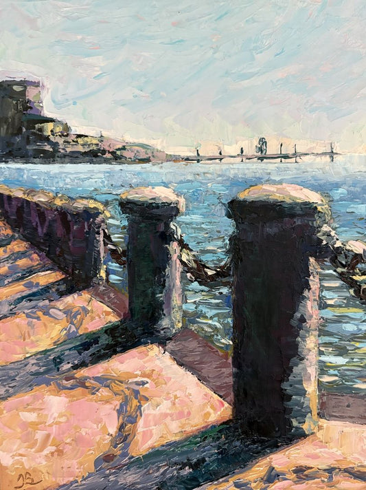 Down By The Pier 12x9