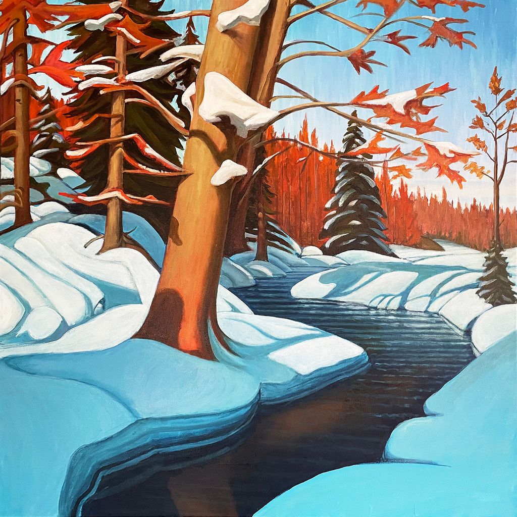 Into the Blue 36x36