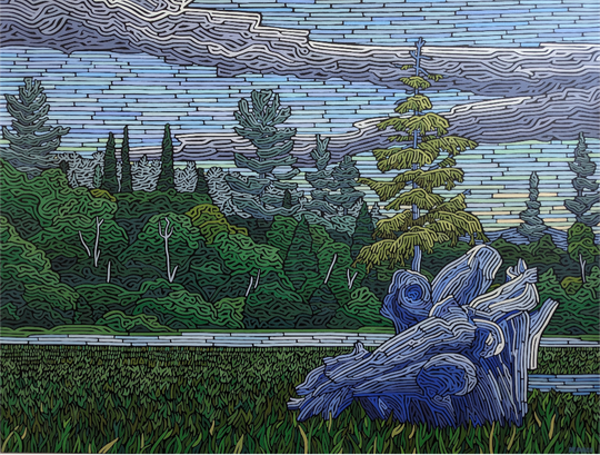 With Baited Breath... 36x48