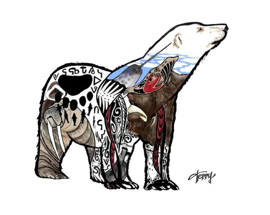 Polar Bear OG PRINT 11x14