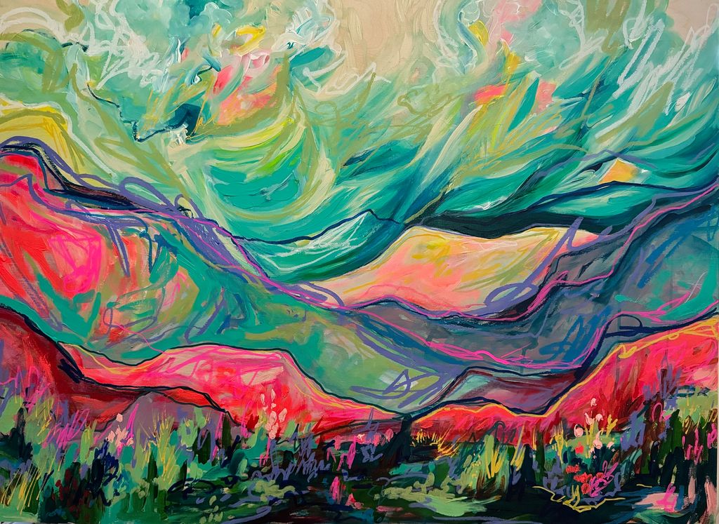 Bravery Touched Me 30x40