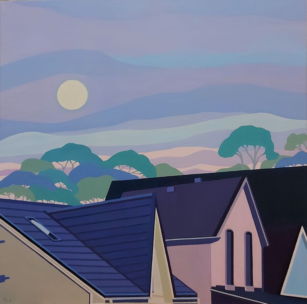 Rising Moon 30x30
