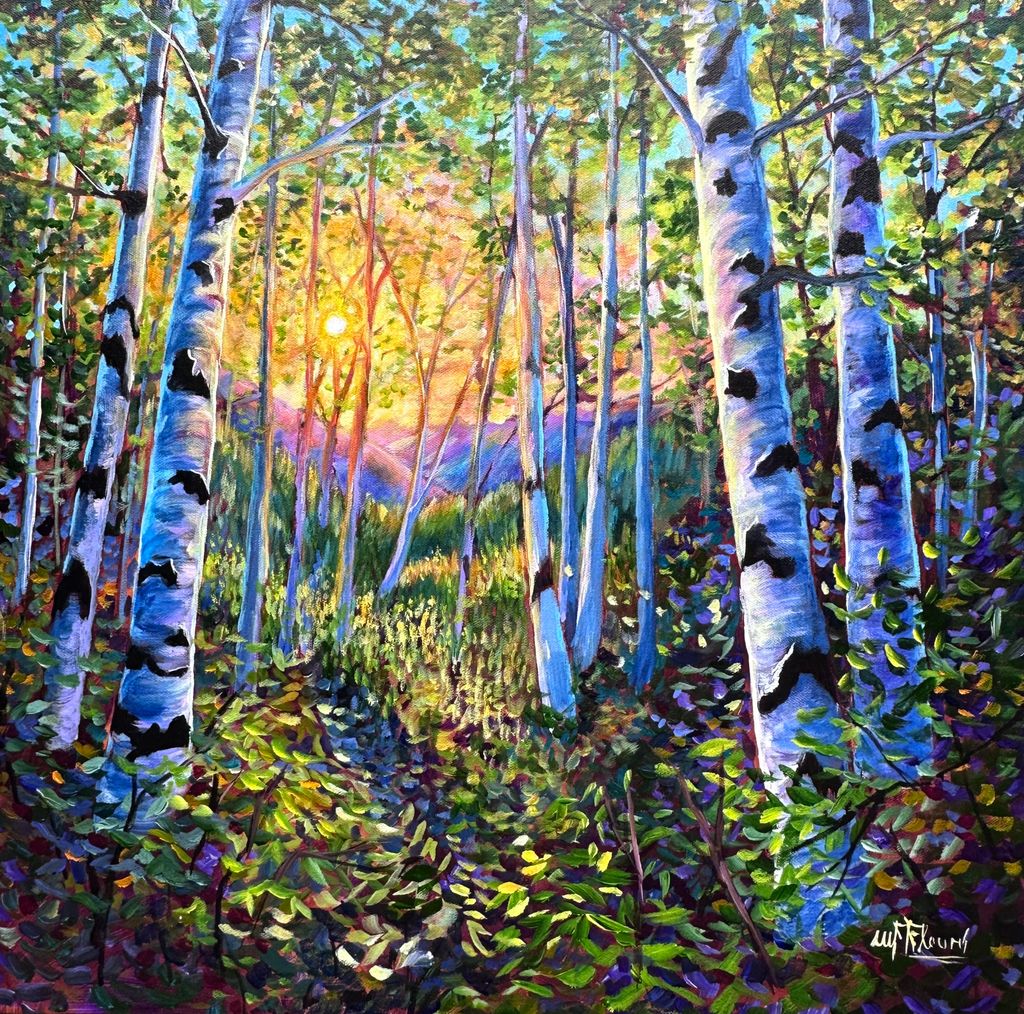Gathering Light 24x24