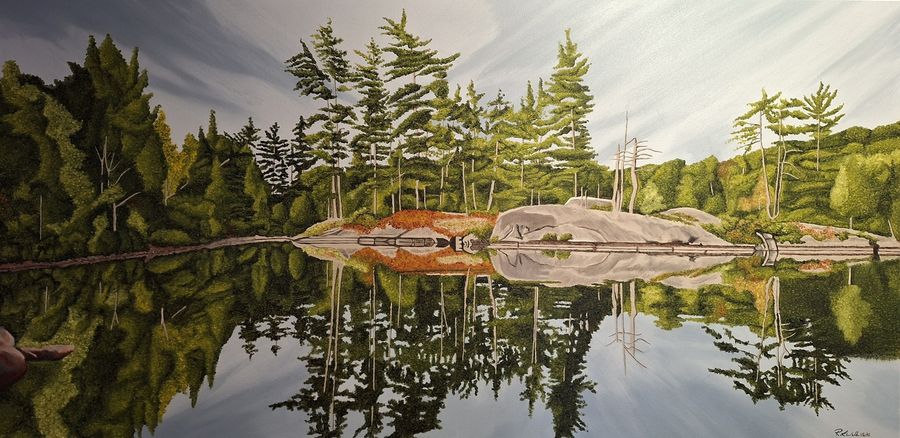 Peaceful Reflection 48x24