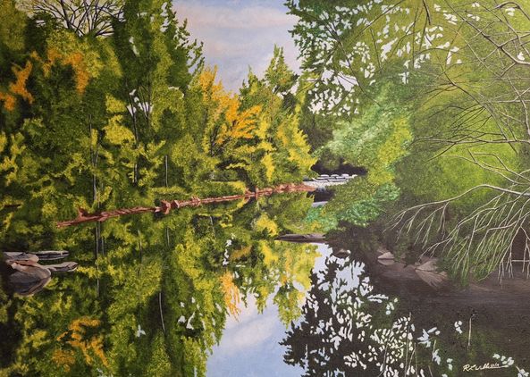 Along The Red Hill 30x22