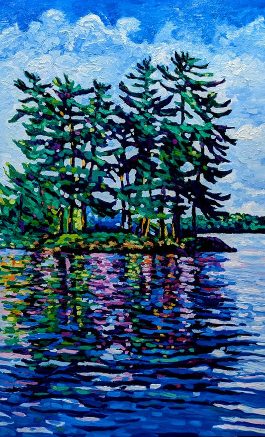 Otty Lake Reflections 30x48